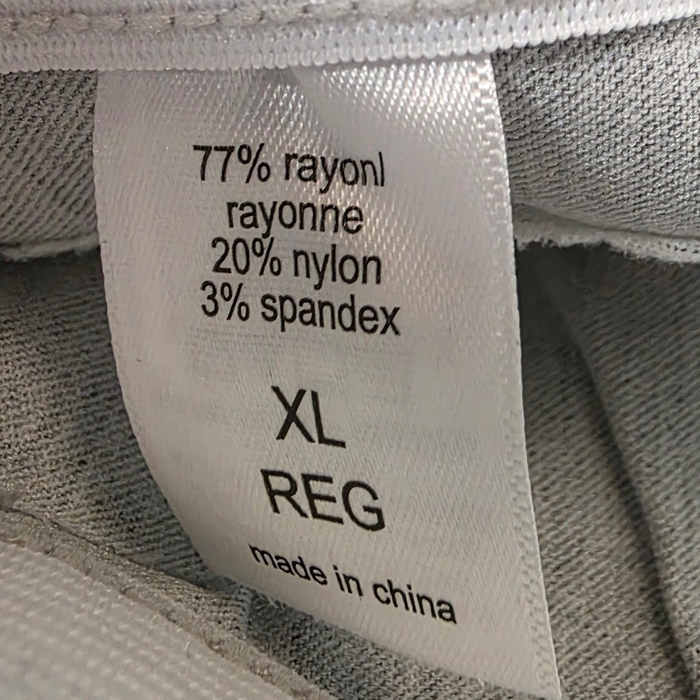 Maurices Bootcut Bengaline Pants Women XL Regular Gray High Rise NWT - Picture 5 of 6
